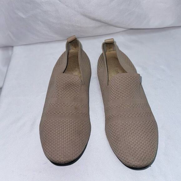 David Tate Neutral Knit Flats | Sz 8.5 - Picture 3 of 6